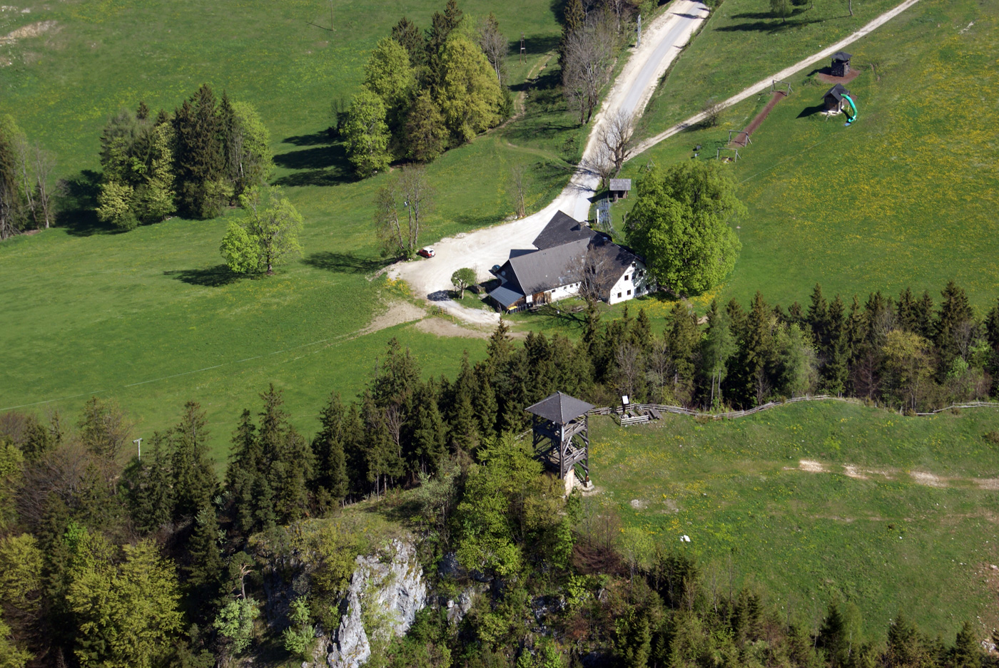 Hubschrauberflug zum Hochbärneck