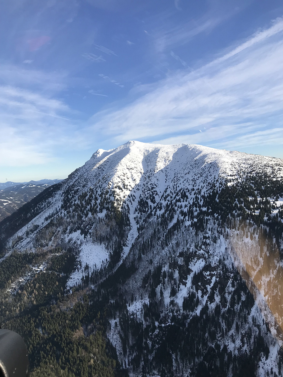 Gebirgsflug Niederösterreich